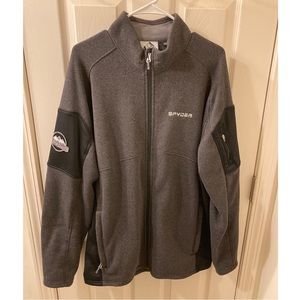Like-new Spyder sweater fleece zip up XL